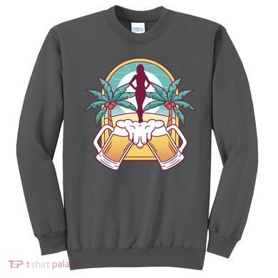 Beer Lover Beach Paradise Sweatshirt