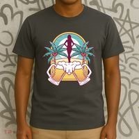 Beer Lover Beach Paradise T-Shirt thumb 3
