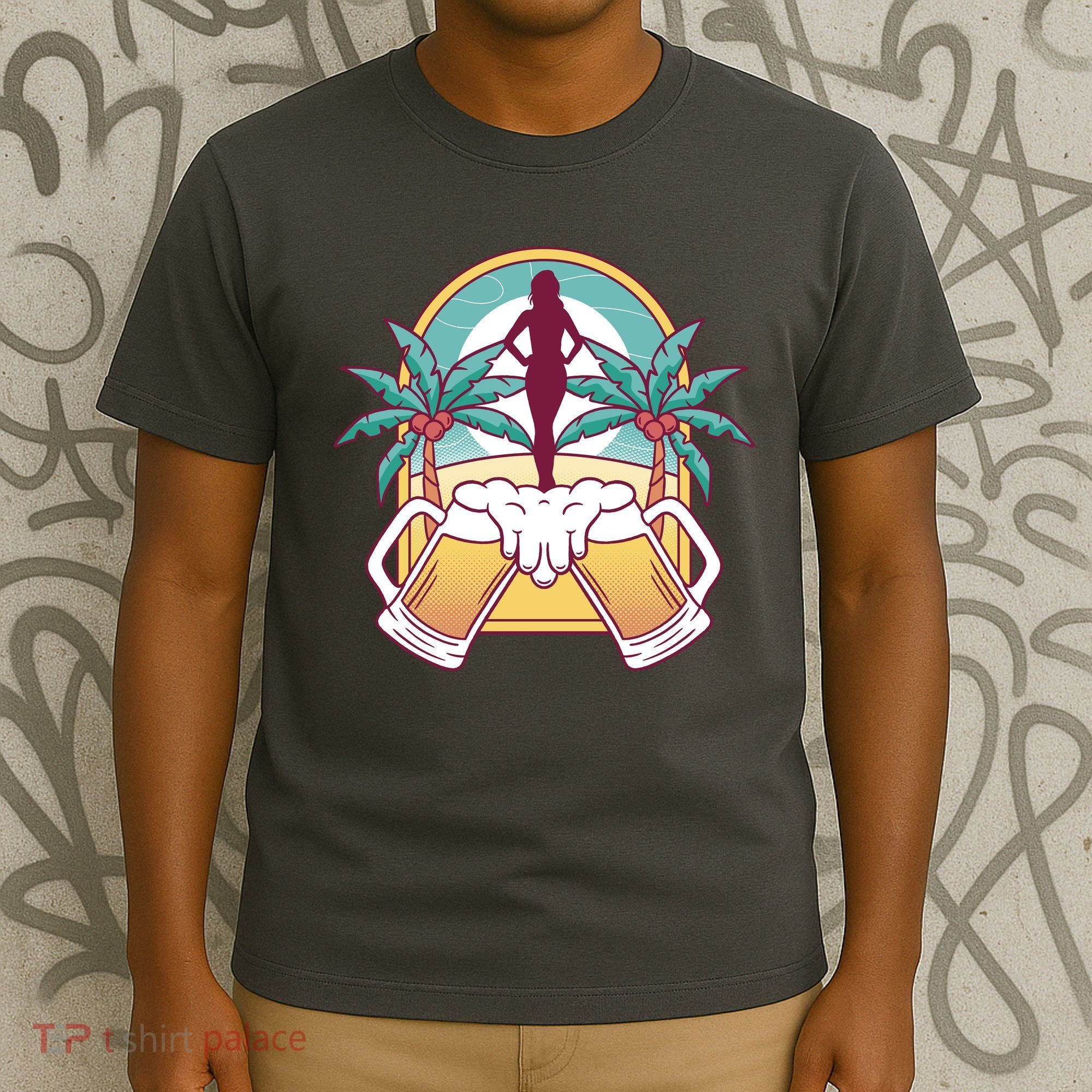 Beer Lover Beach Paradise T-Shirt