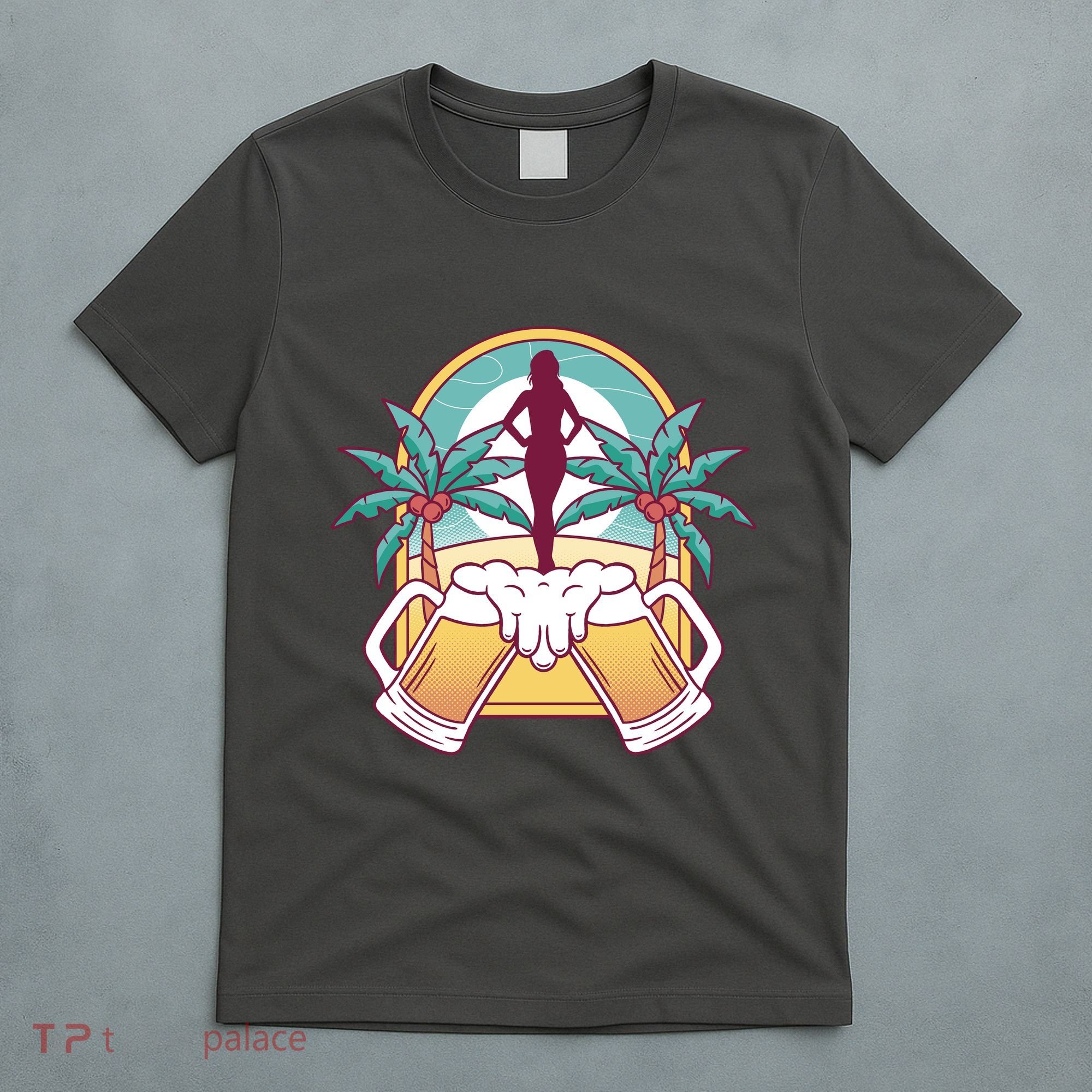 Beer Lover Beach Paradise T-Shirt