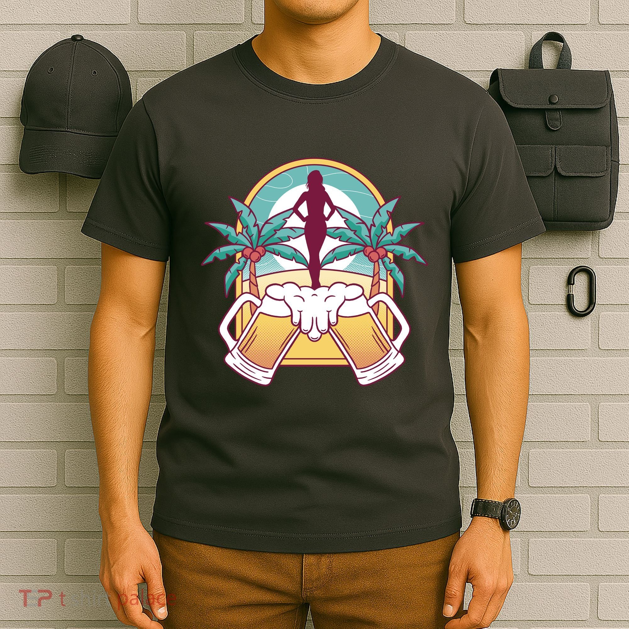 Beer Lover Beach Paradise T-Shirt