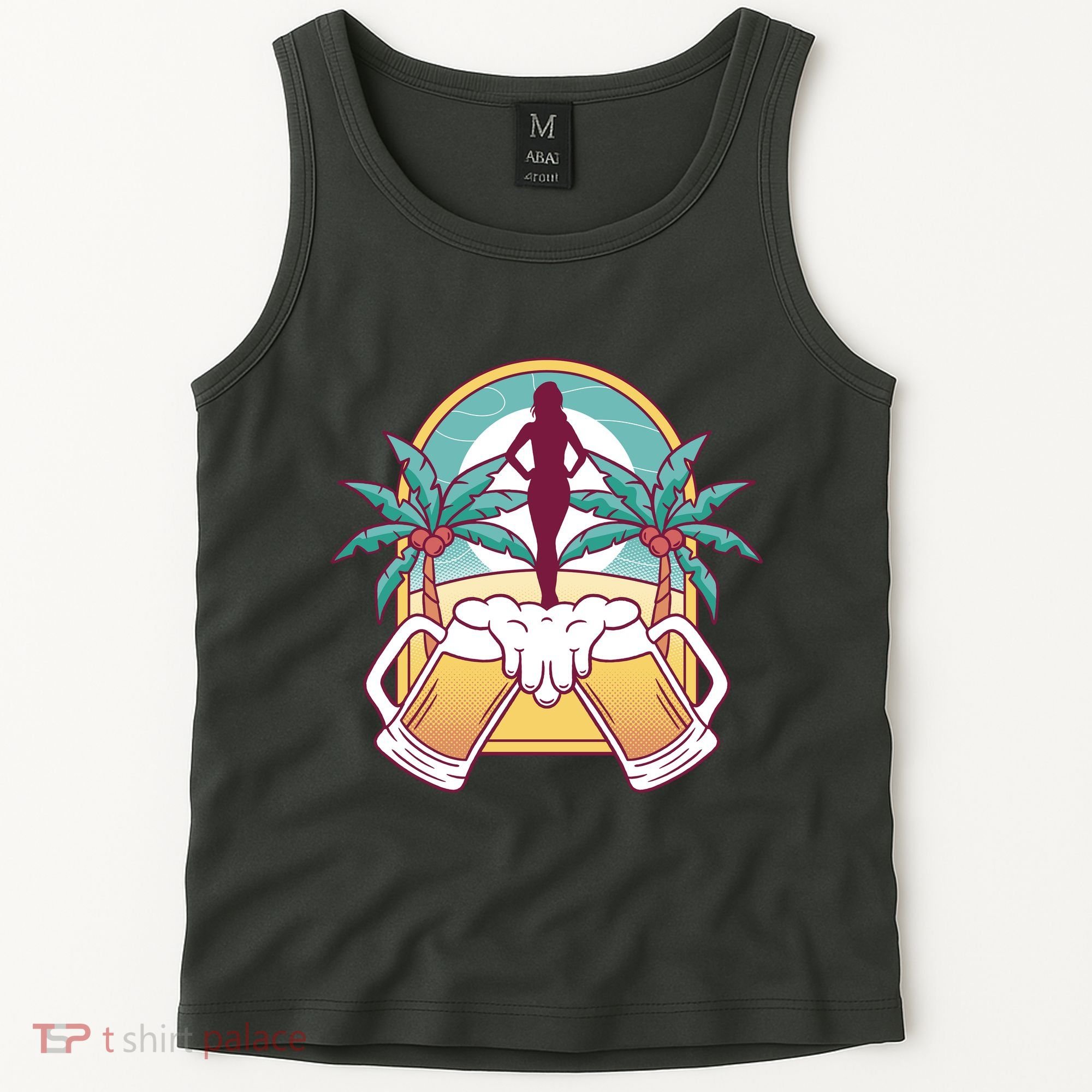 Beer Lover Beach Paradise Tank Top