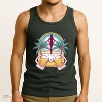 Beer Lover Beach Paradise Tank Top thumb 3