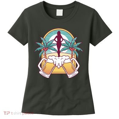 Beer Lover Beach Paradise Women's T-Shirt