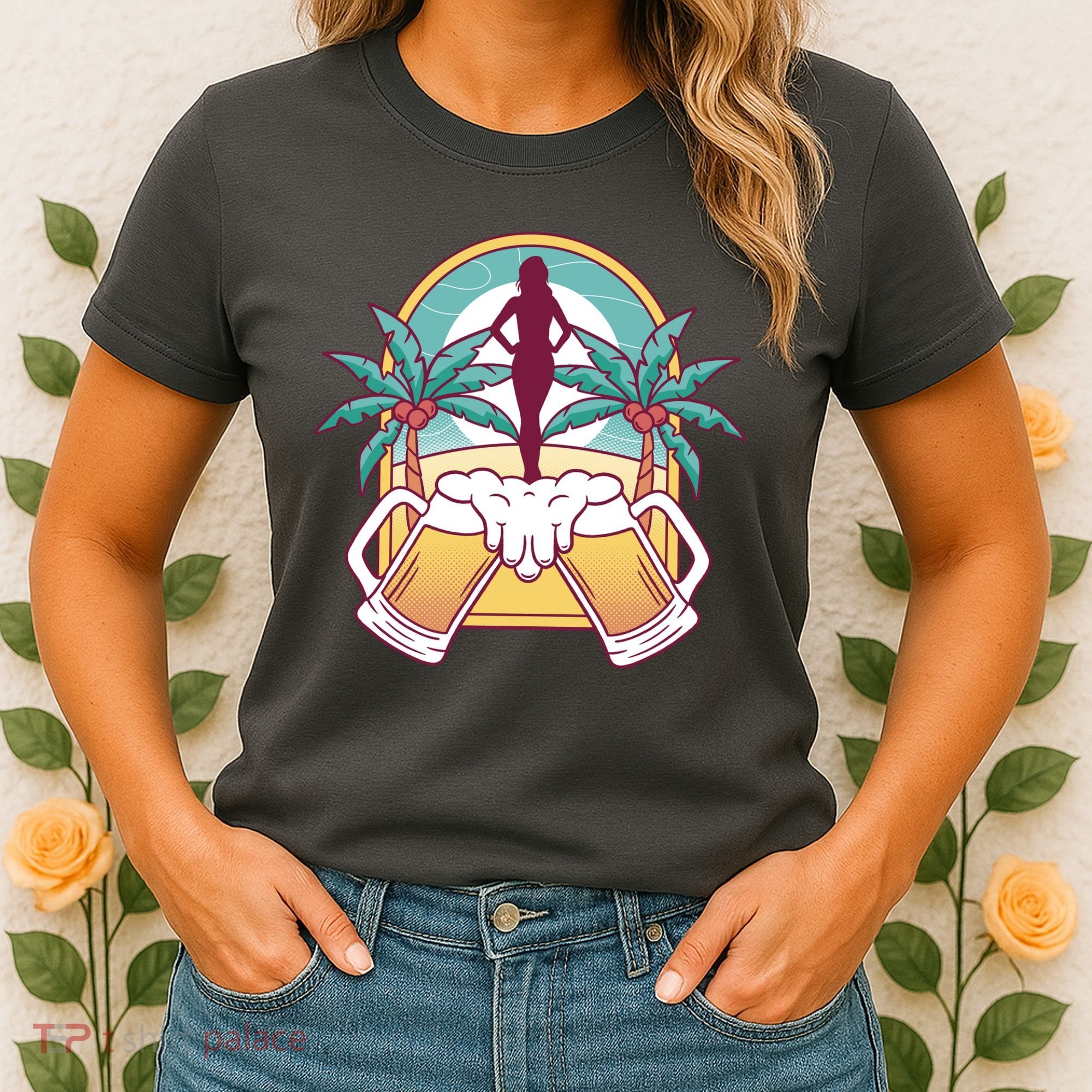 Beer Lover Beach Paradise Women's T-Shirt