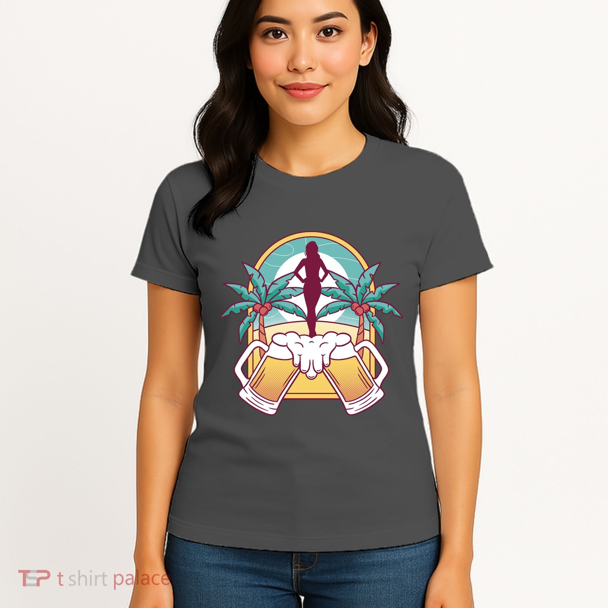 Beer Lover Beach Paradise Women's T-Shirt