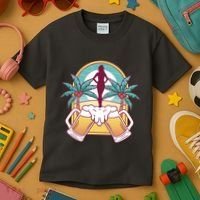 Beer Lover Beach Paradise Kids T-Shirt thumb 3