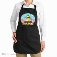 Bananas Lovers Coquette Bow Graphic Art Women Apron thumb 2