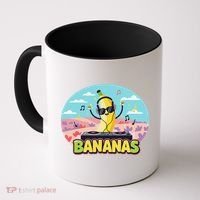 Bananas Lovers Coquette Bow Graphic Art Women Coffee Mug thumb 0