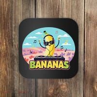 Bananas Lovers Coquette Bow Graphic Art Women Coaster thumb 0