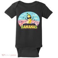 Bananas Lovers Coquette Bow Graphic Art Women Baby Bodysuit thumb 0