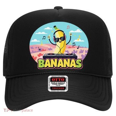 Bananas Lovers Coquette Bow Graphic Art Women Hat