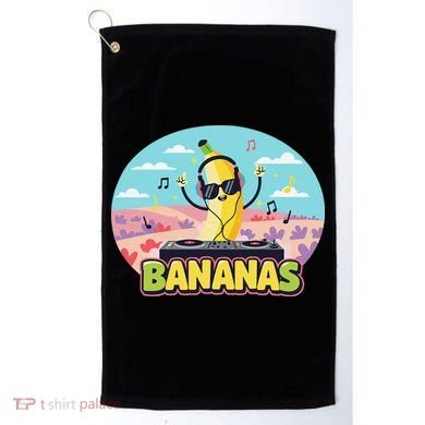 Bananas Lovers Coquette Bow Graphic Art Women Golf Towel