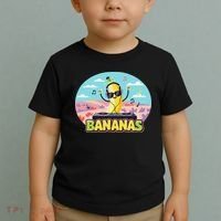 Bananas Lovers Coquette Bow Graphic Art Women Toddler T-Shirt thumb 2