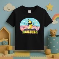 Bananas Lovers Coquette Bow Graphic Art Women Toddler T-Shirt thumb 3