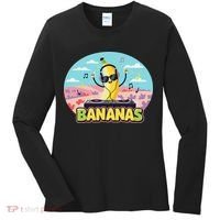 Bananas Lovers Coquette Bow Graphic Art Women Women's Long Sleeve Shirt thumb 0