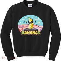Bananas Lovers Coquette Bow Graphic Art Women Kids Sweatshirt thumb 0
