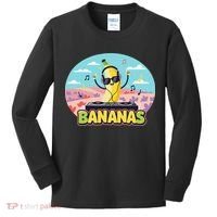 Bananas Lovers Coquette Bow Graphic Art Women Kids Long Sleeve Shirt thumb 0