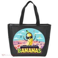 Bananas Lovers Coquette Bow Graphic Art Women Tote Bag thumb 0