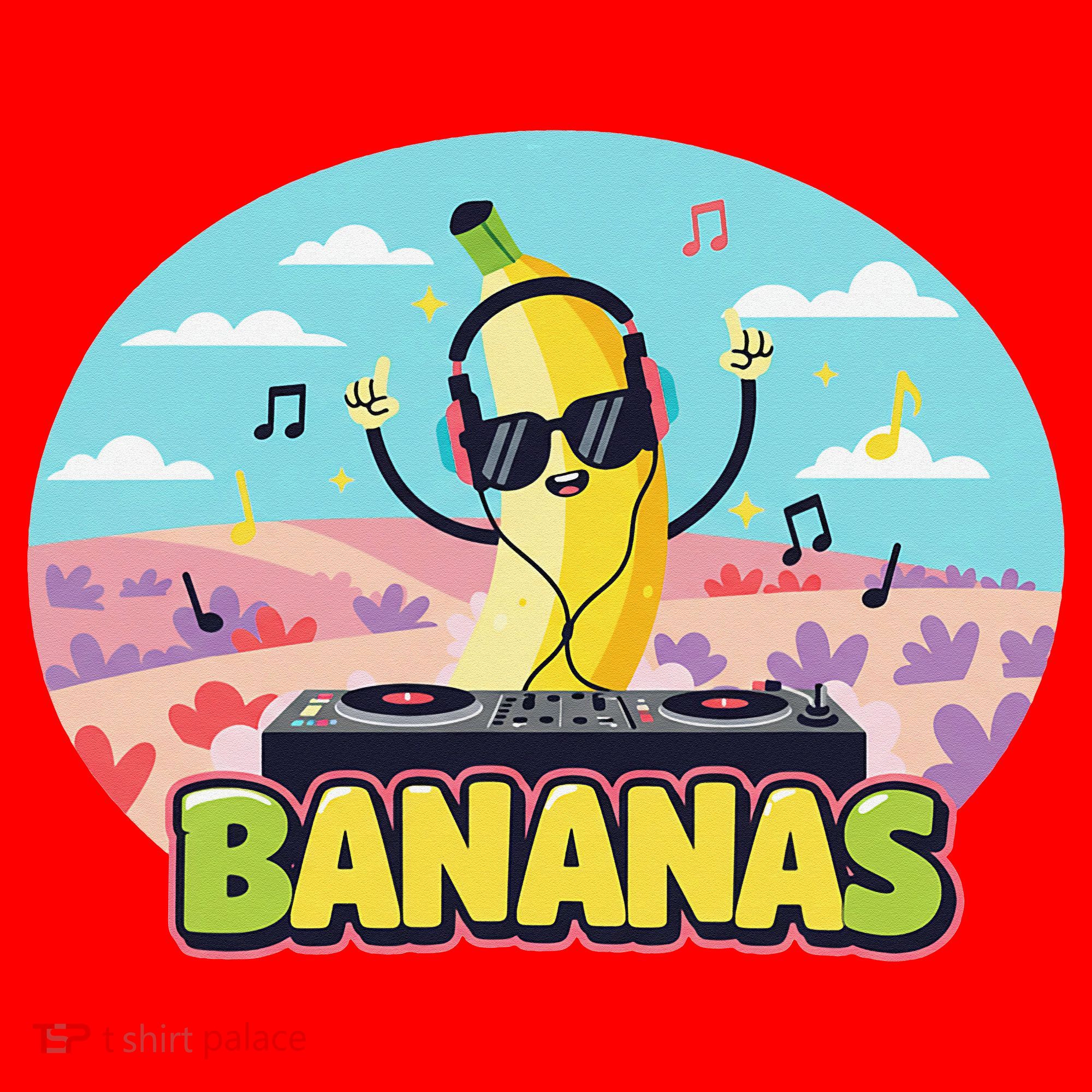 Bananas Lovers Coquette Bow Graphic Art Women Santa Hat