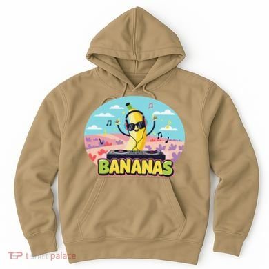Bananas Lovers Coquette Bow Graphic Art Women Hoodie