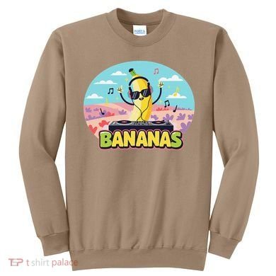 Bananas Lovers Coquette Bow Graphic Art Women Sweatshirt