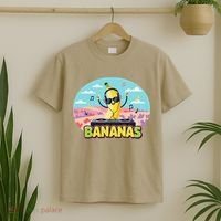 Bananas Lovers Coquette Bow Graphic Art Women T-Shirt thumb 2