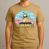 Bananas Lovers Coquette Bow Graphic Art Women T-Shirt thumb 3