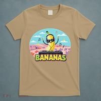 Bananas Lovers Coquette Bow Graphic Art Women T-Shirt thumb 5