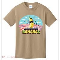 Bananas Lovers Coquette Bow Graphic Art Women Kids T-Shirt thumb 0
