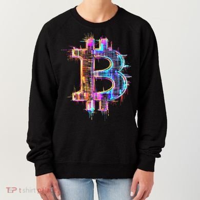 Bitcoin Logo Crypto Trader Investor Cryptocurrency Btc Women's Sweatshirt