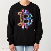 Bitcoin Logo Crypto Trader Investor Cryptocurrency Btc Women's Sweatshirt thumb 0