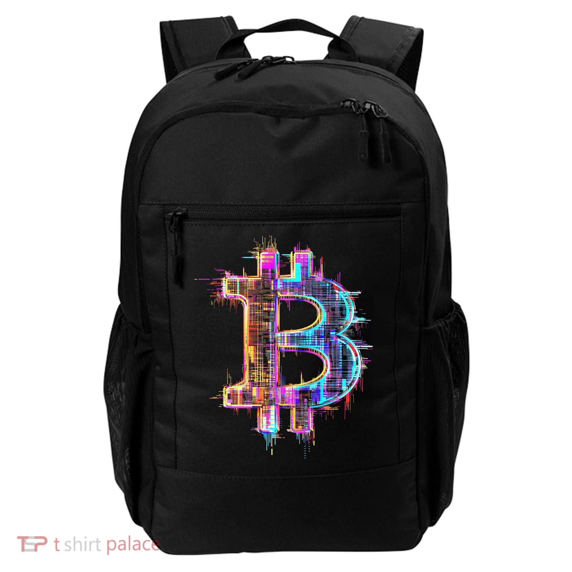 Bitcoin Logo Crypto Trader Investor Cryptocurrency Btc Backpack