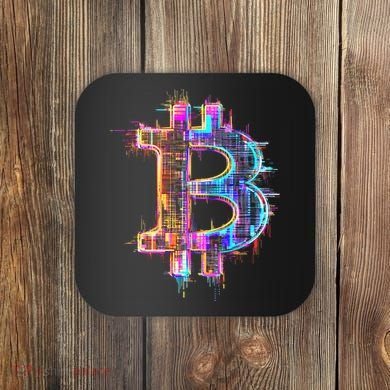 Bitcoin Logo Crypto Trader Investor Cryptocurrency Btc Coaster