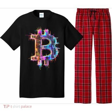 Bitcoin Logo Crypto Trader Investor Cryptocurrency Btc Pajama Set