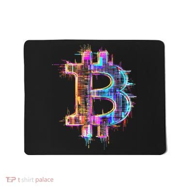 Bitcoin Logo Crypto Trader Investor Cryptocurrency Btc Mousepad