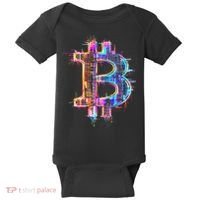 Bitcoin Logo Crypto Trader Investor Cryptocurrency Btc Baby Bodysuit thumb 0