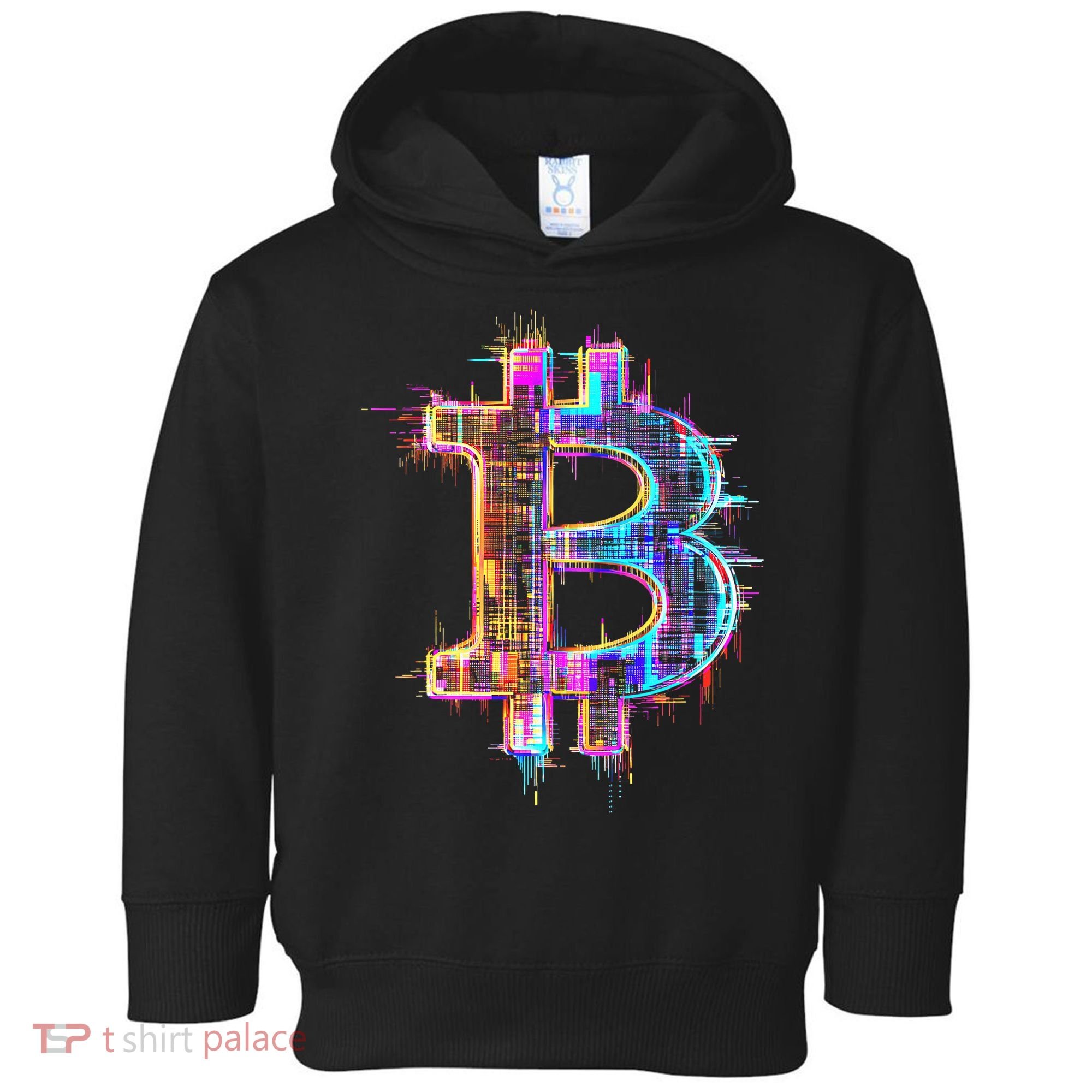 Bitcoin Logo Crypto Trader Investor Cryptocurrency Btc Toddler Hoodie
