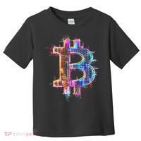 Bitcoin Logo Crypto Trader Investor Cryptocurrency Btc Toddler T-Shirt thumb 0