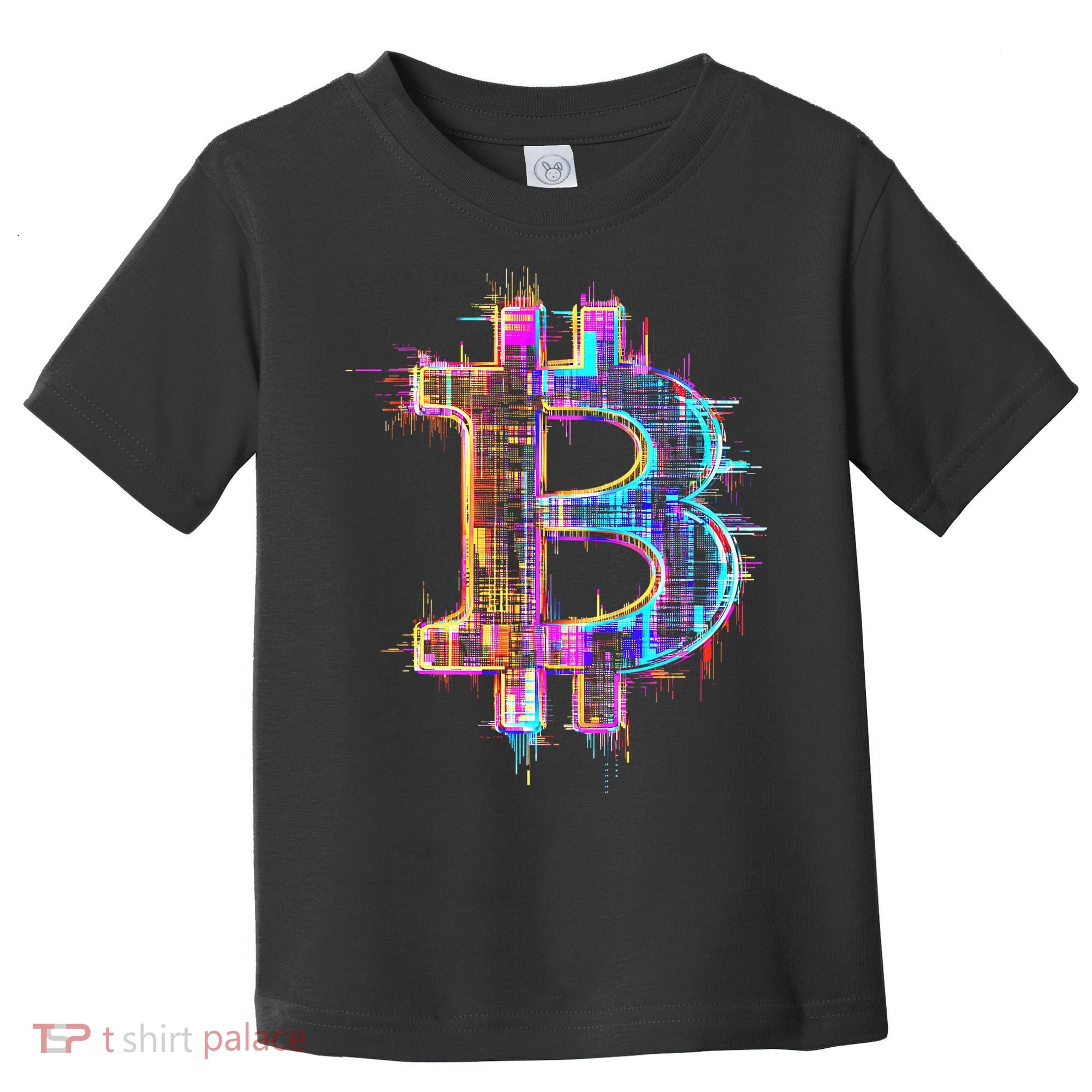Bitcoin Logo Crypto Trader Investor Cryptocurrency Btc Toddler T-Shirt
