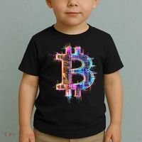 Bitcoin Logo Crypto Trader Investor Cryptocurrency Btc Toddler T-Shirt thumb 2