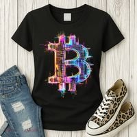 Bitcoin Logo Crypto Trader Investor Cryptocurrency Btc Women's T-Shirt thumb 3