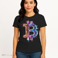 Bitcoin Logo Crypto Trader Investor Cryptocurrency Btc Women's T-Shirt thumb 4