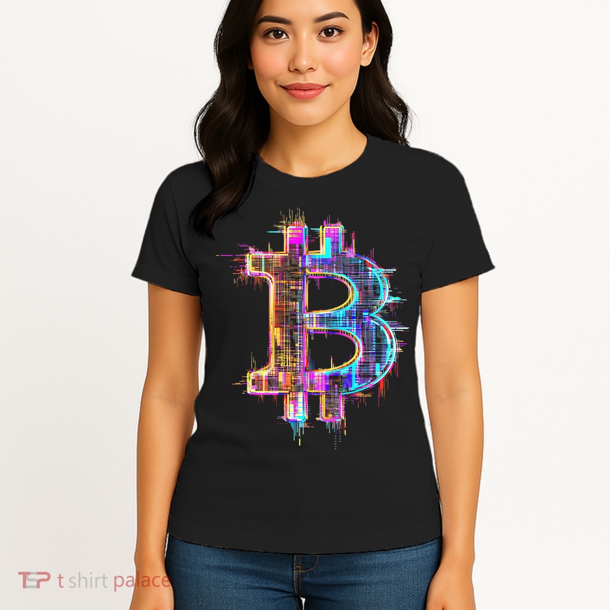 Bitcoin Logo Crypto Trader Investor Cryptocurrency Btc Women's T-Shirt