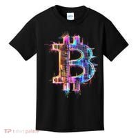 Bitcoin Logo Crypto Trader Investor Cryptocurrency Btc Kids T-Shirt thumb 0