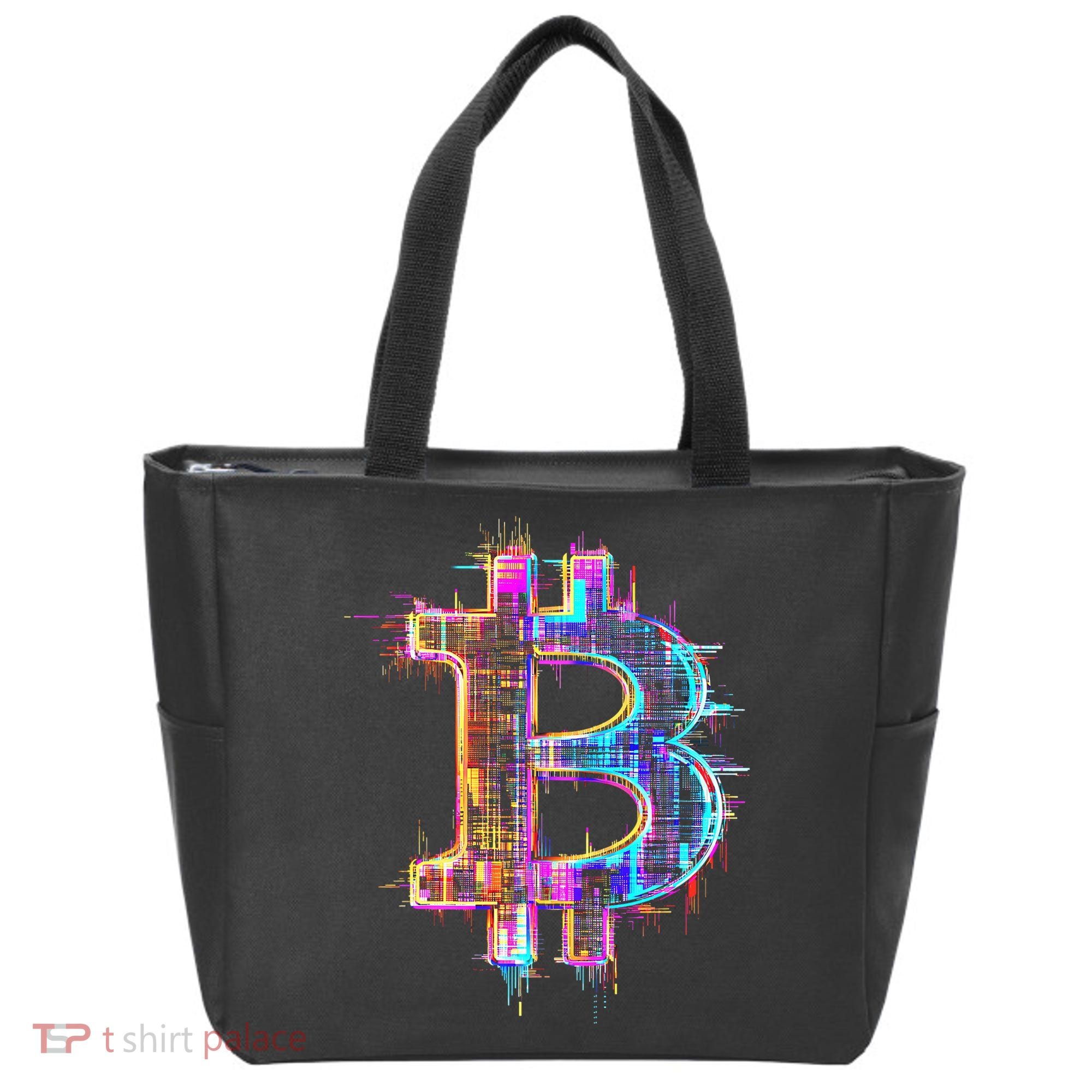 Bitcoin Logo Crypto Trader Investor Cryptocurrency Btc Tote Bag