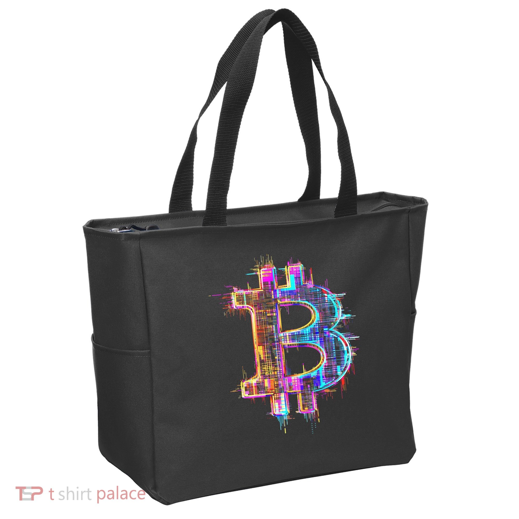 Bitcoin Logo Crypto Trader Investor Cryptocurrency Btc Tote Bag