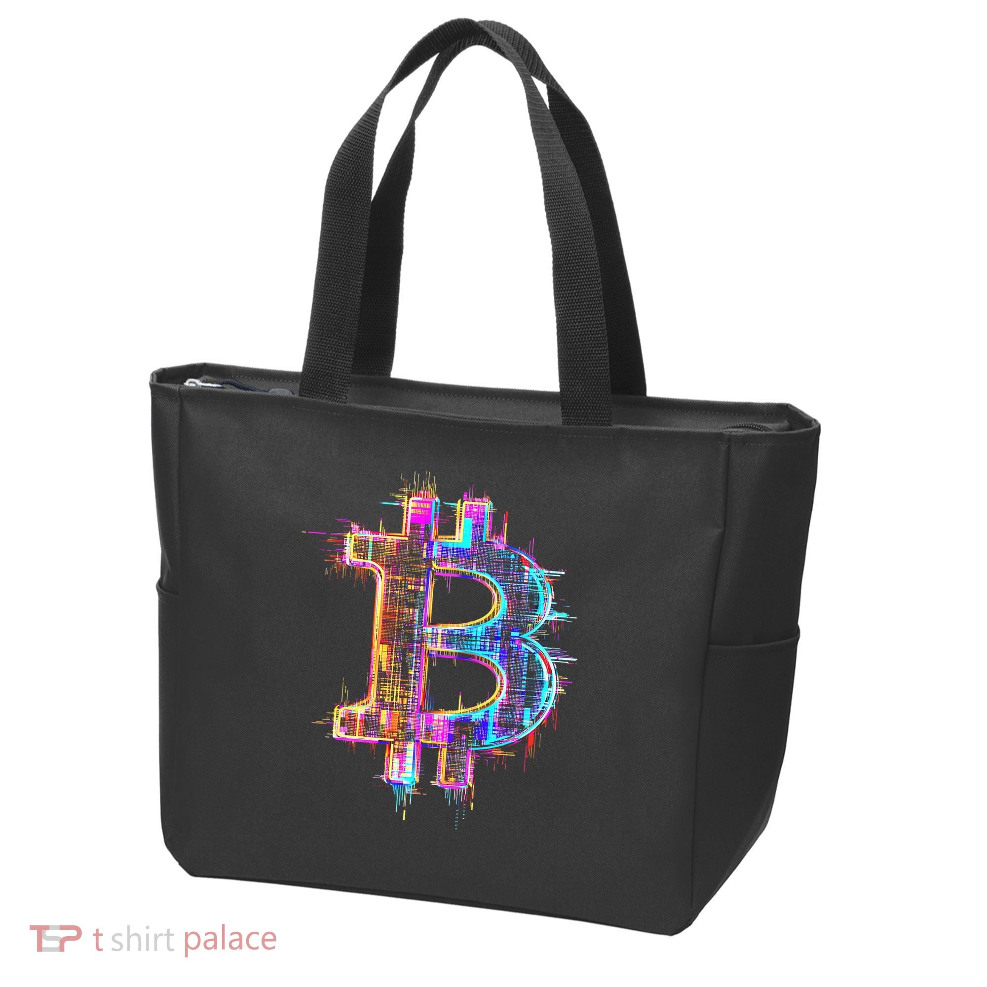 Bitcoin Logo Crypto Trader Investor Cryptocurrency Btc Tote Bag
