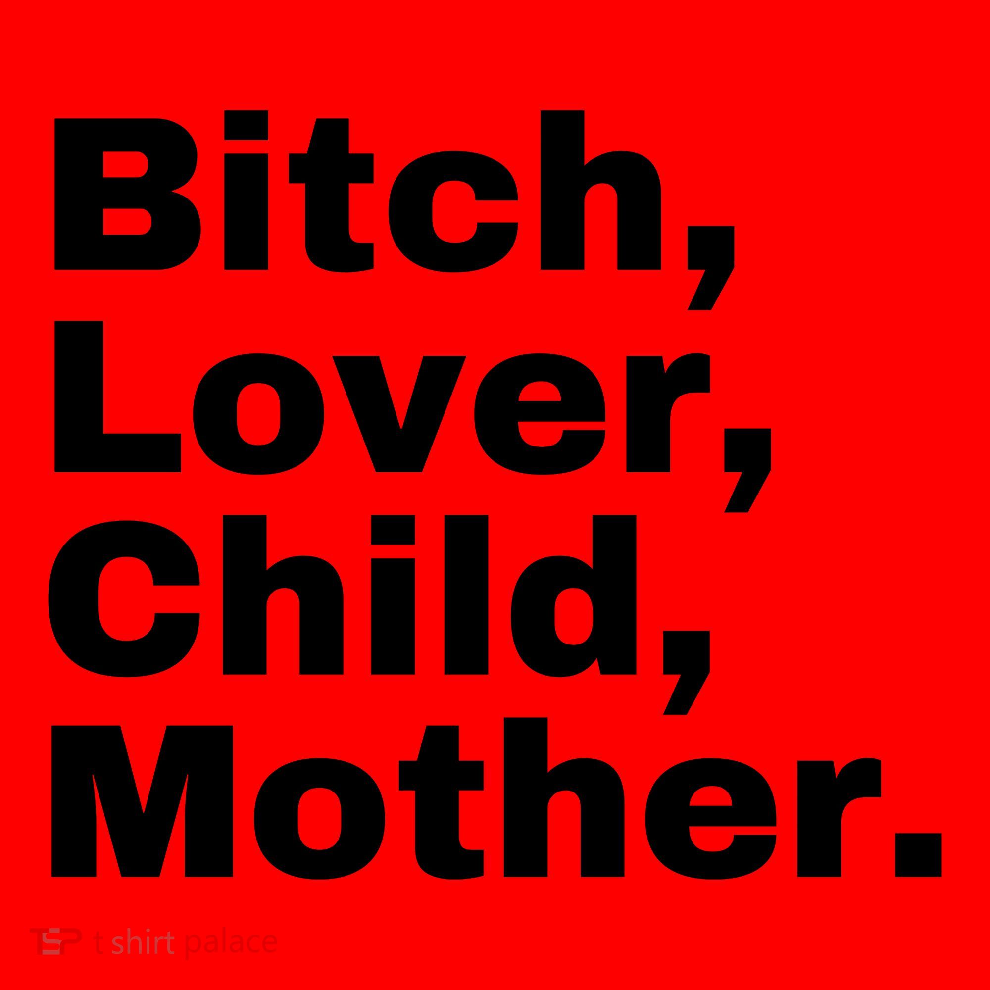 Bitch Lover Child Mother Santa Hat