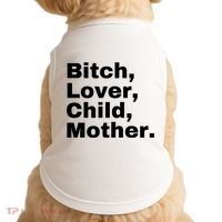 Bitch Lover Child Mother Doggie Tank thumb 0